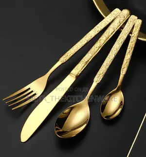 Gold Cutlery Stainless Steel 24in1