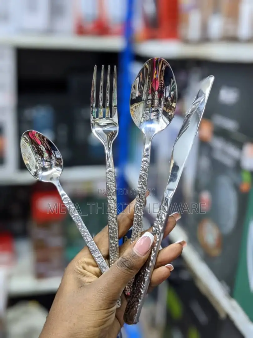 Silver Cutlery Stainless Steel 24in1