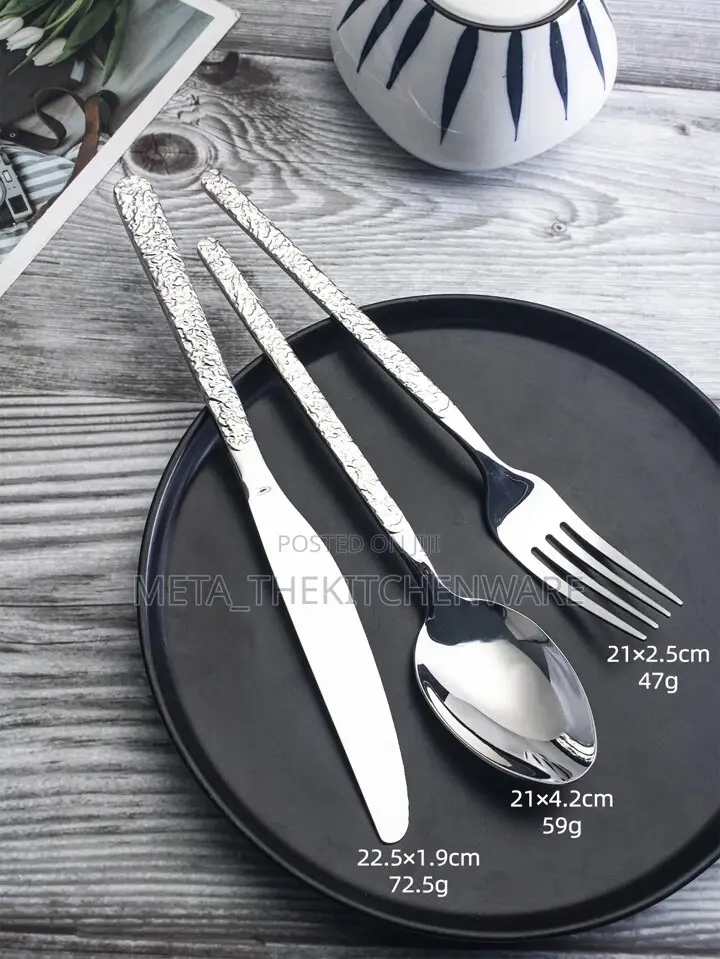 Silver Cutlery Stainless Steel 24in1