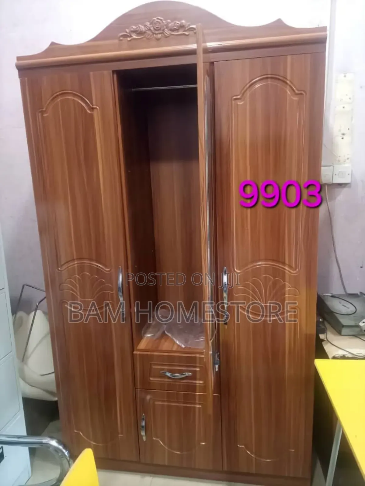 Collapsible Wadrobe Kabati La Nguo Milango 3( Imported)