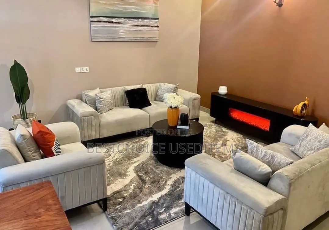 Sofa Set Zipo Zina Fiber Na Spring Nzuri Nzurii