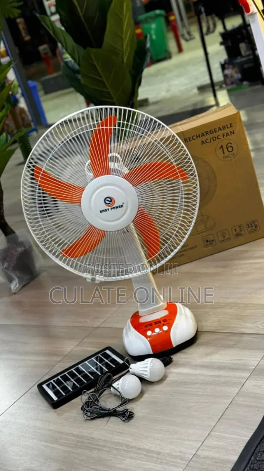 16" Rechargeable Fan