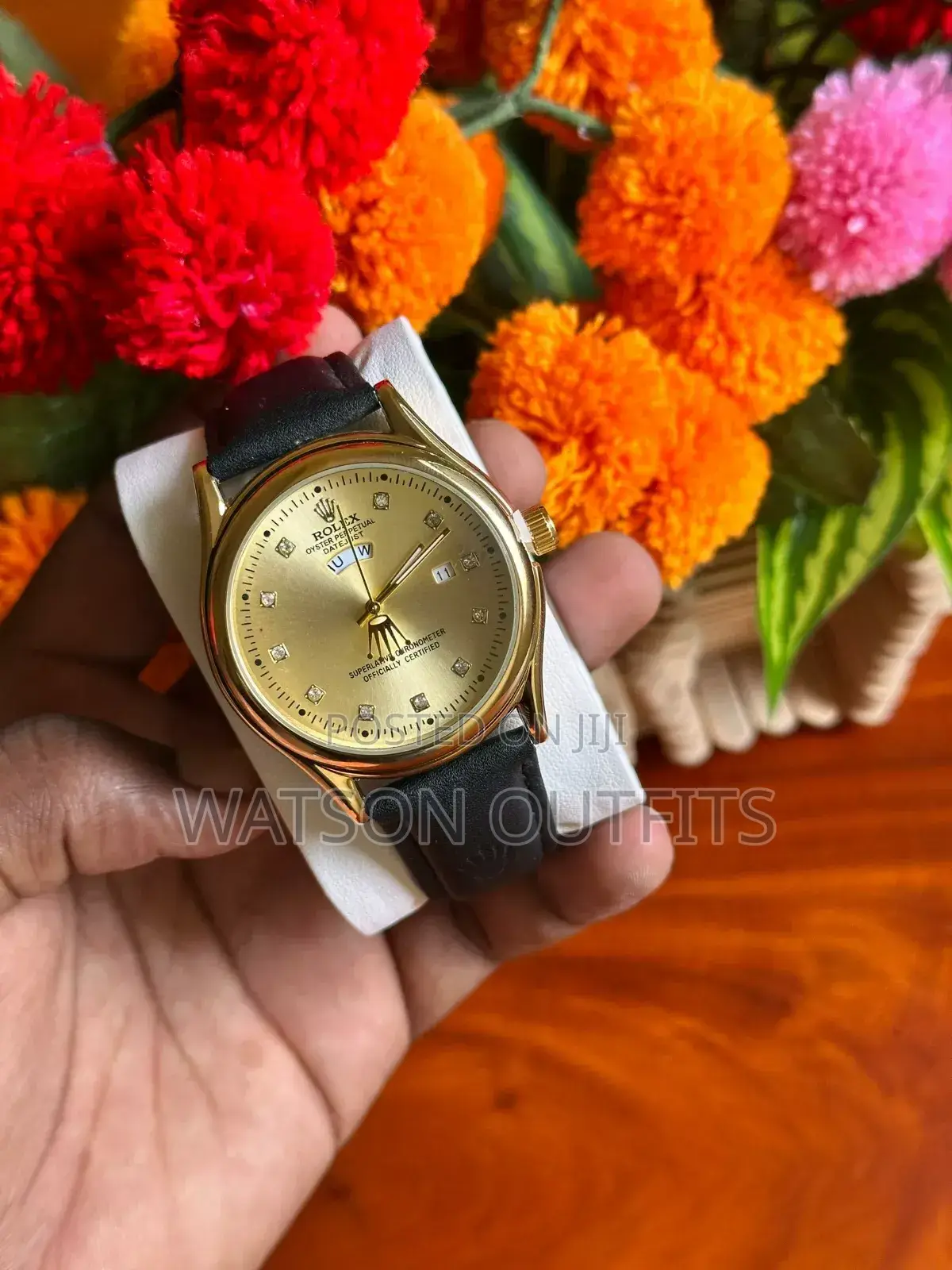 Leather Belt Rolex Watches