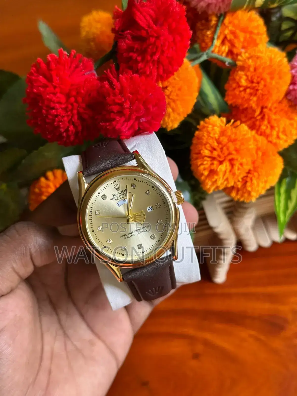 Leather Belt Rolex Watches