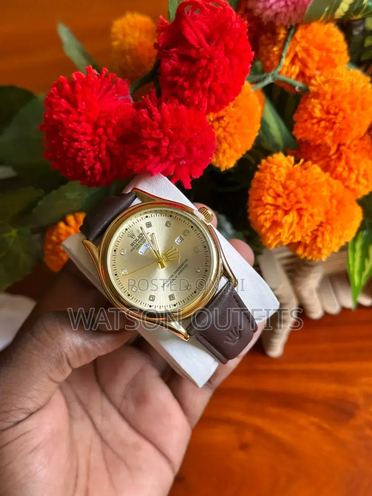 Leather Belt Rolex Watches