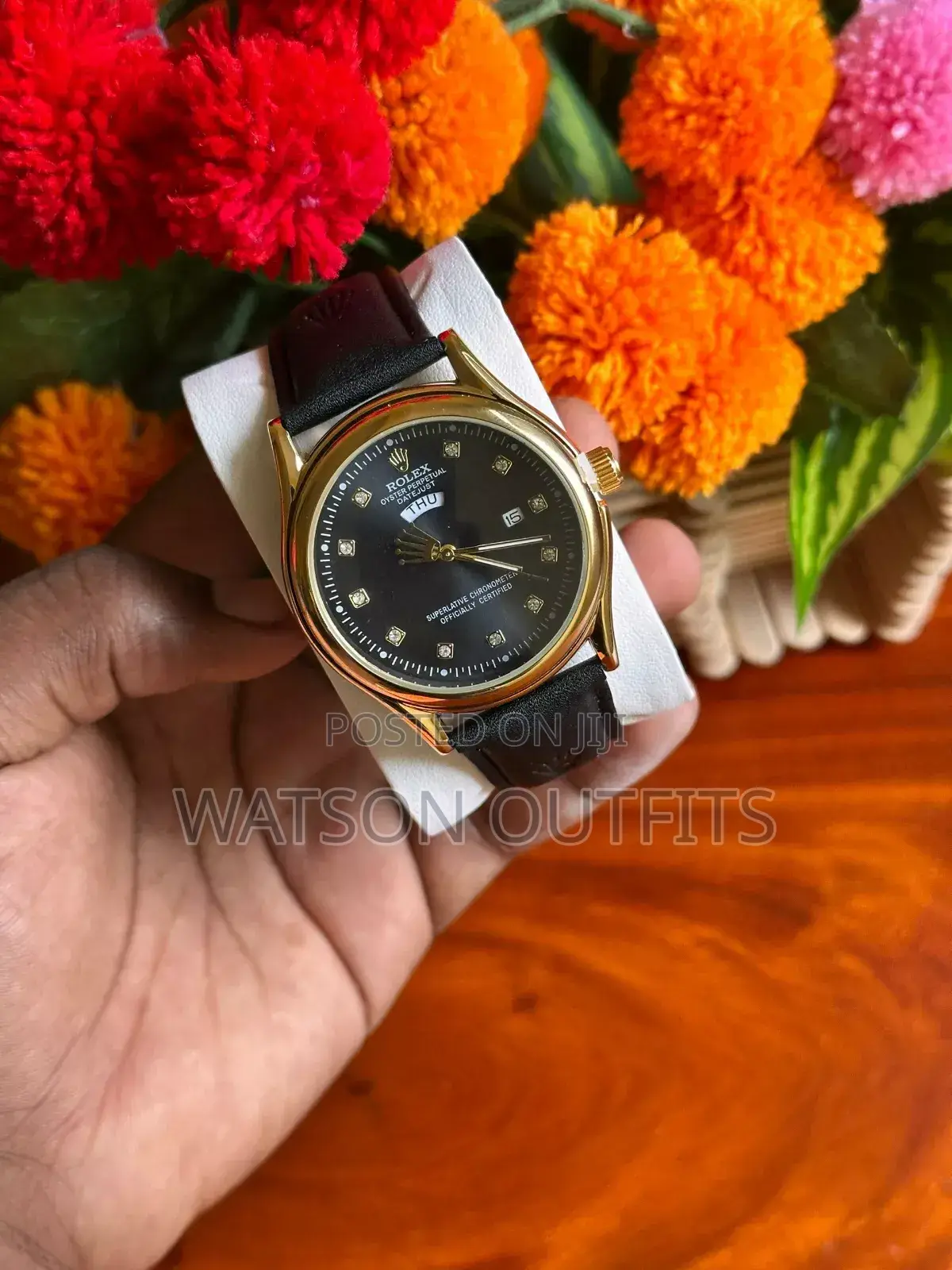Leather Belt Rolex Watches