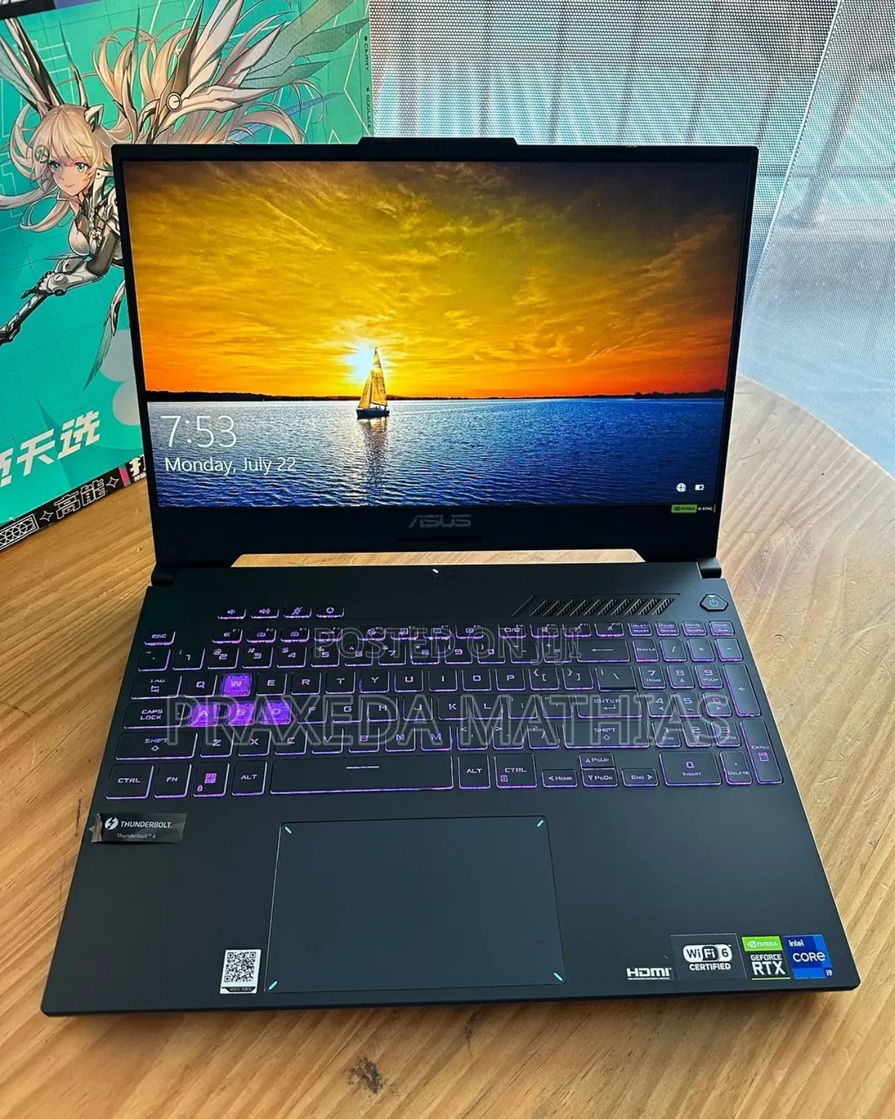 New Laptop Asus TUF Dash F15 16GB Intel Core I9 SSD 512GB