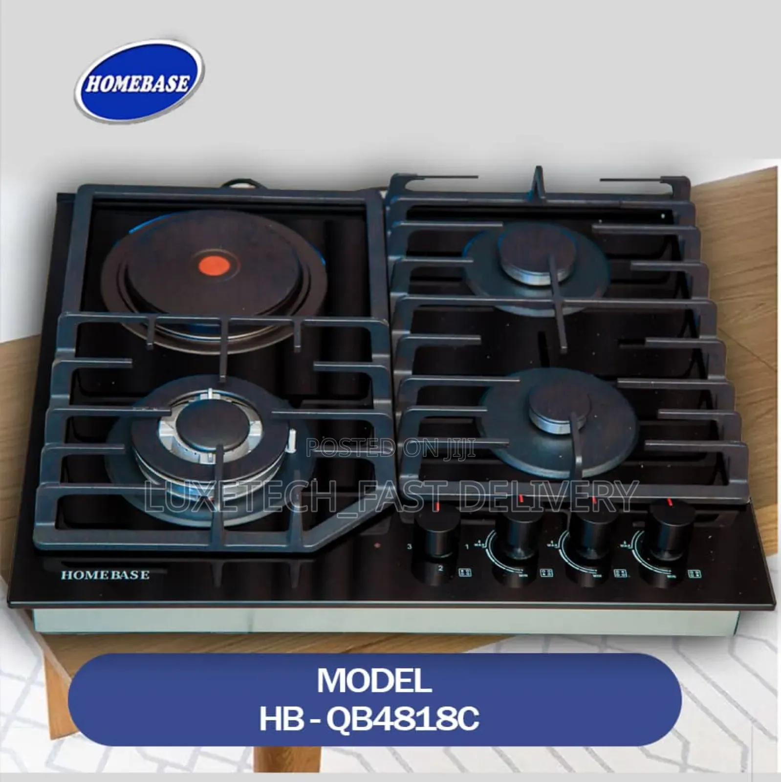 Homebase Table Top Cooker 3 Gas 1 Electric Burner