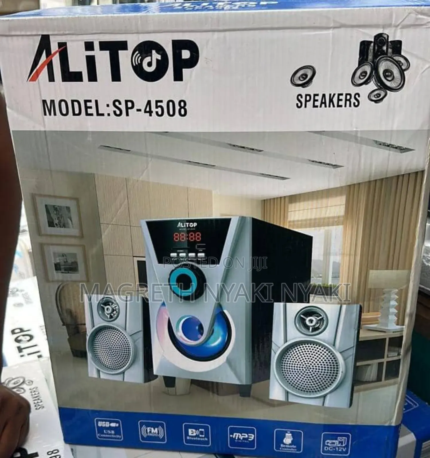 Alitop Sabufa Spika Mbili Ina Support Bluetooth
