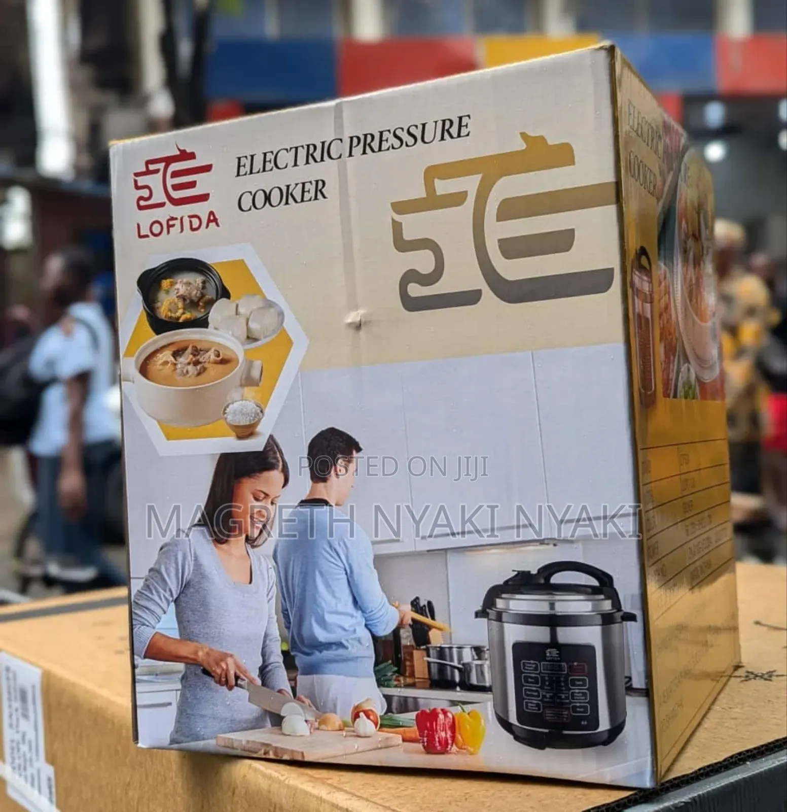 Lofida Pressure Cooker Liter 6 Linapika Vyakula Aina Zote