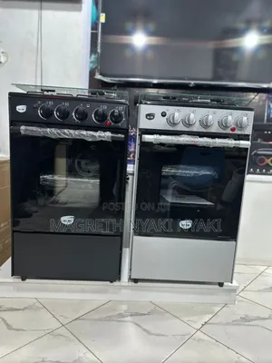 MR UK COOKERS(Black/Silver) 50cm Kwa 50cm