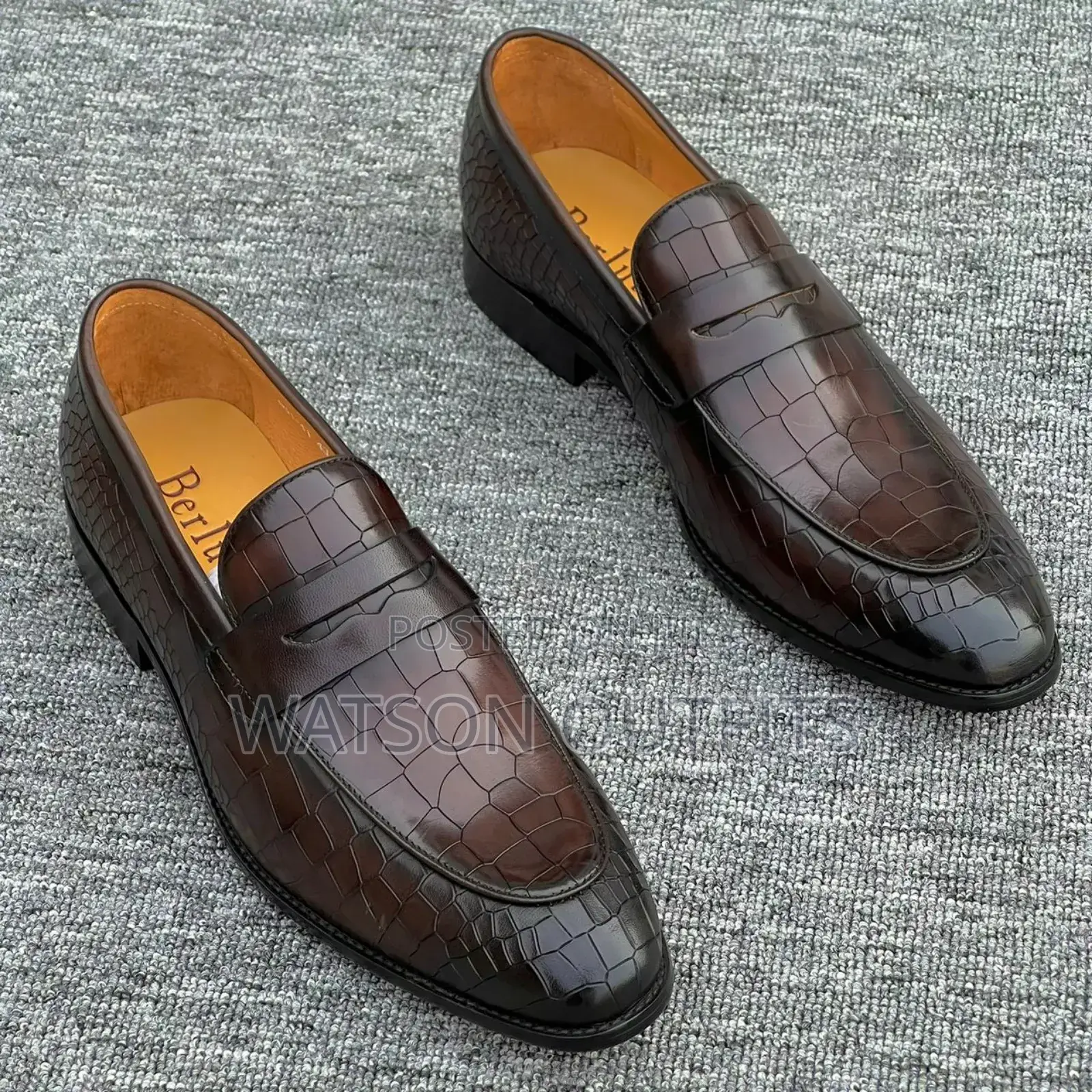 Brown Black Classic Shoes
