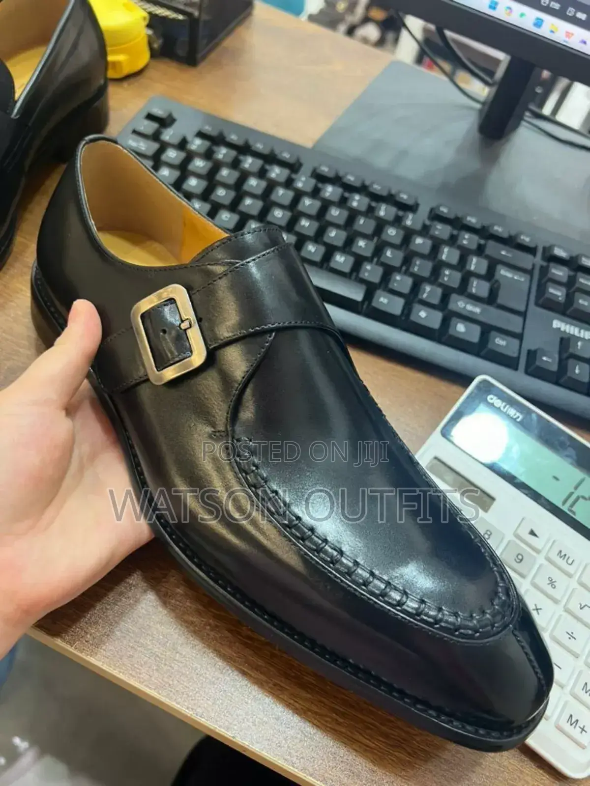 Brown Black Classic Shoes