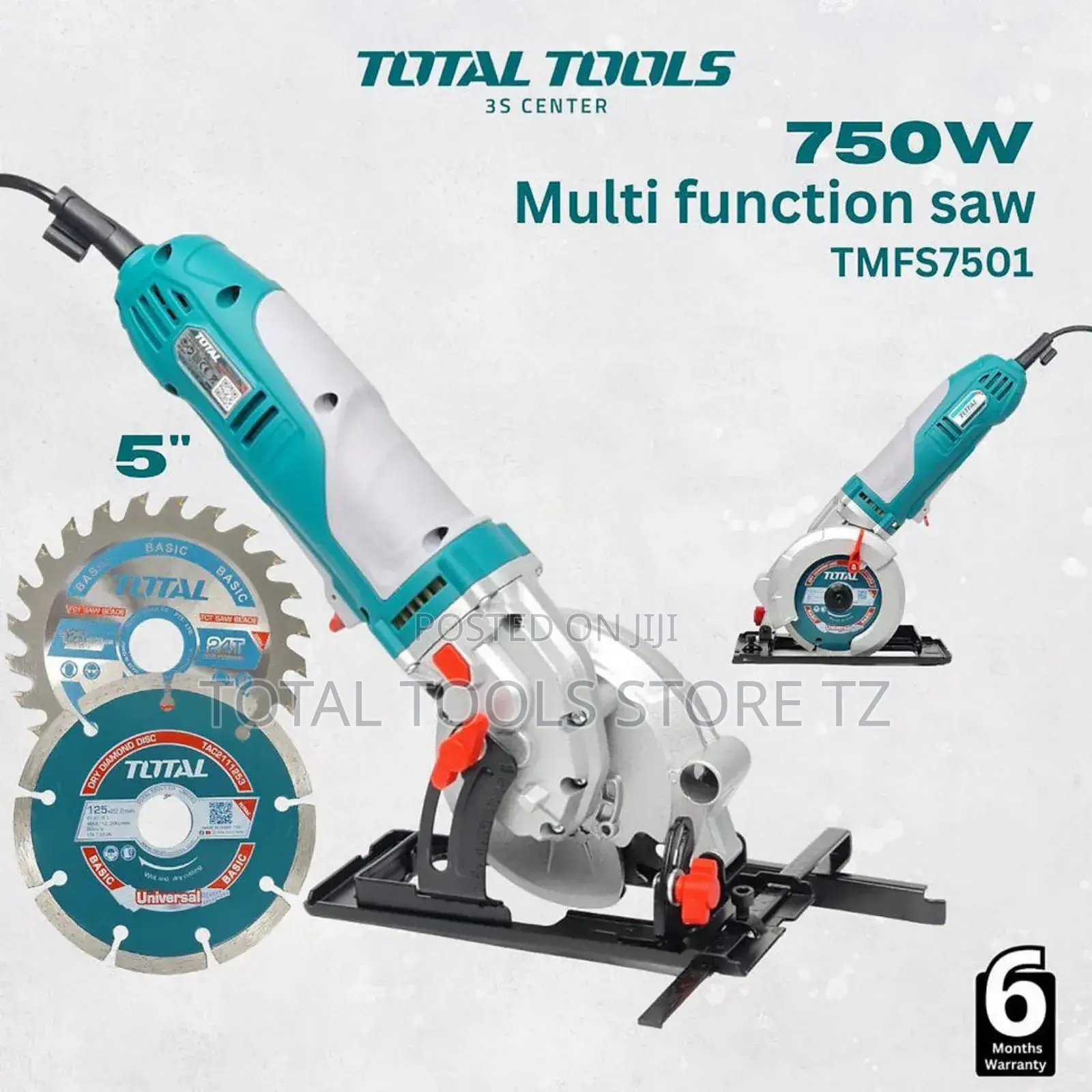 Total Multi Function Saw 750W / 125mm