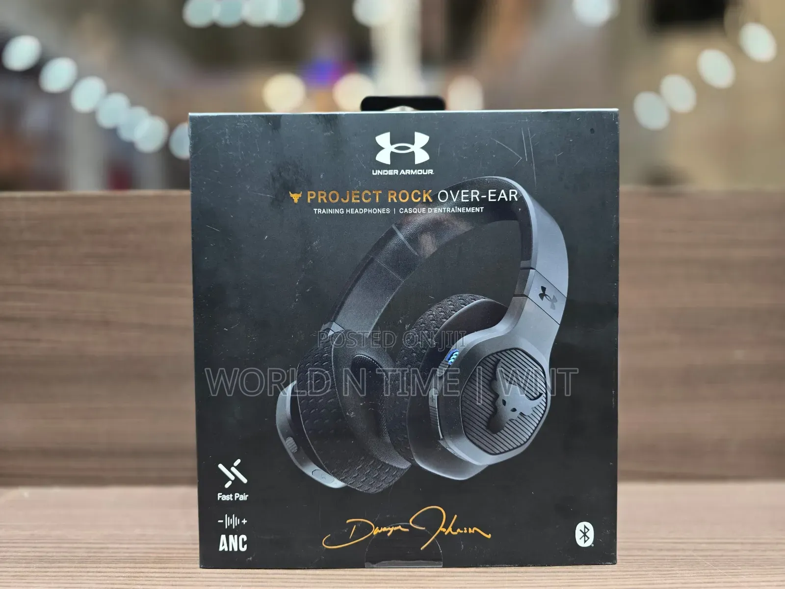 Under Armour Project Rock Over-Ear Training Headphones