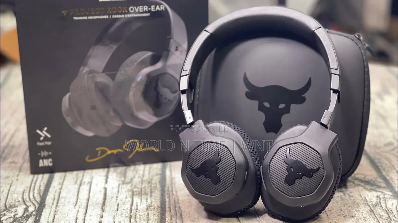 Under Armour Project Rock Over-Ear Training Headphones