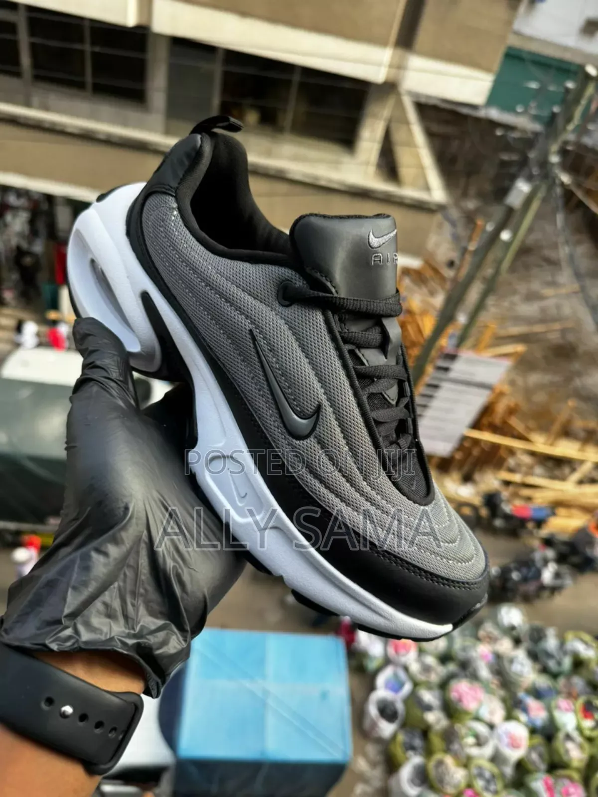 Mens Sneakers Nike Airmax Plus Black