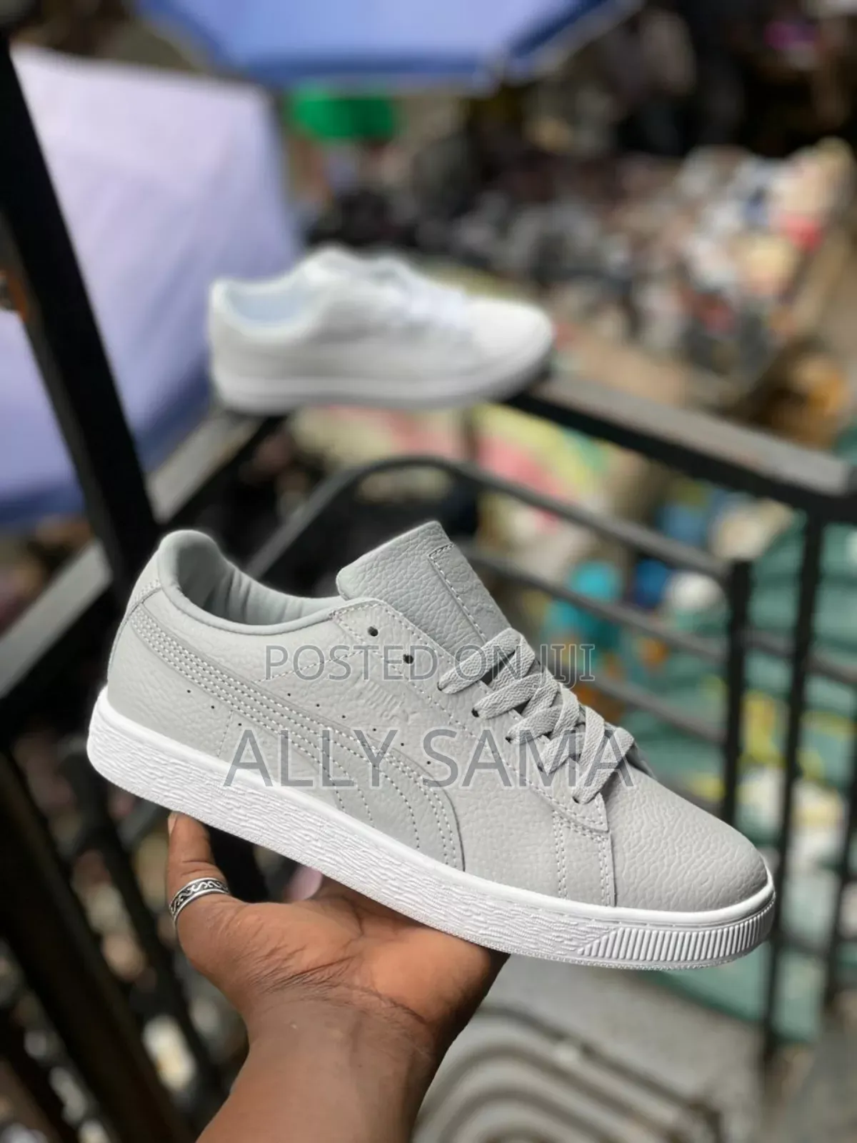 Mens Sneakers PUMA White Material Leather