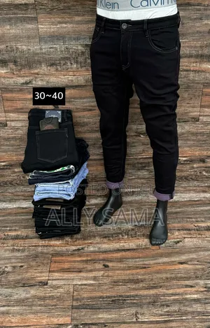 Mens Jeans Black Quality