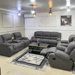 Sofa Set 7 Seaters With One Recliner