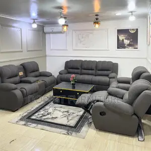 Sofa Set 7 Seaters With One Recliner