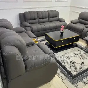 Sofa Set 7 Seaters With One Recliner