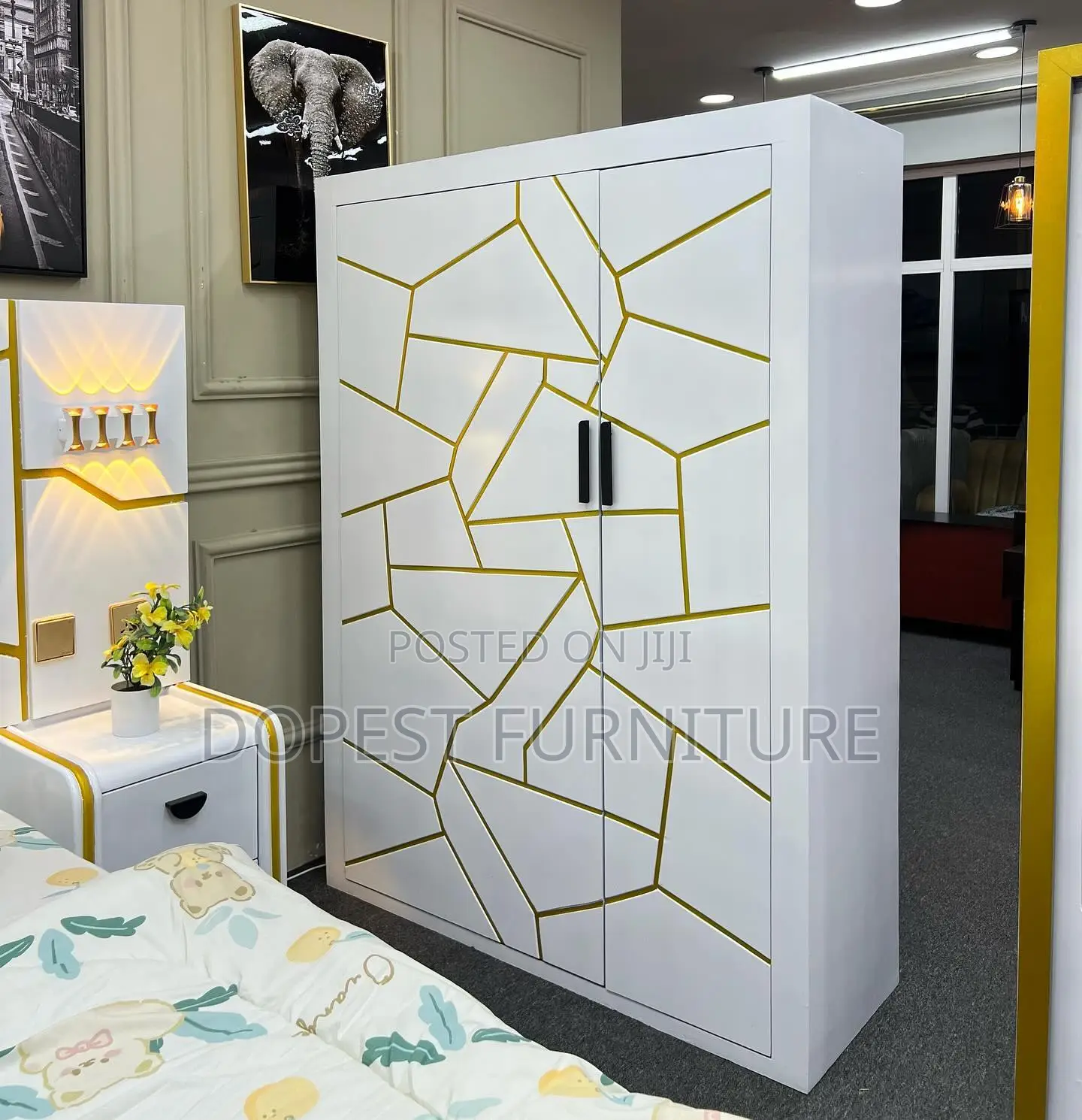 Golden Bedroom Set