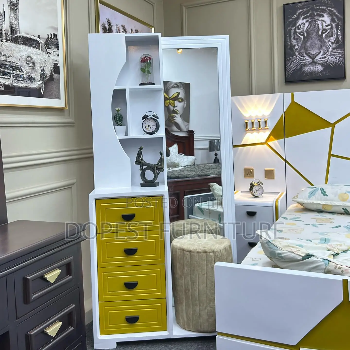 Golden Bedroom Set