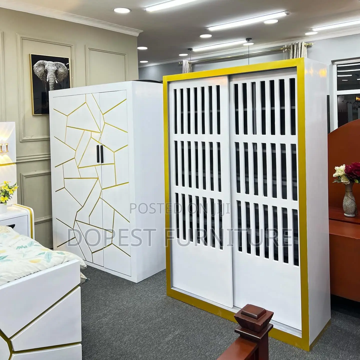 Golden Bedroom Set