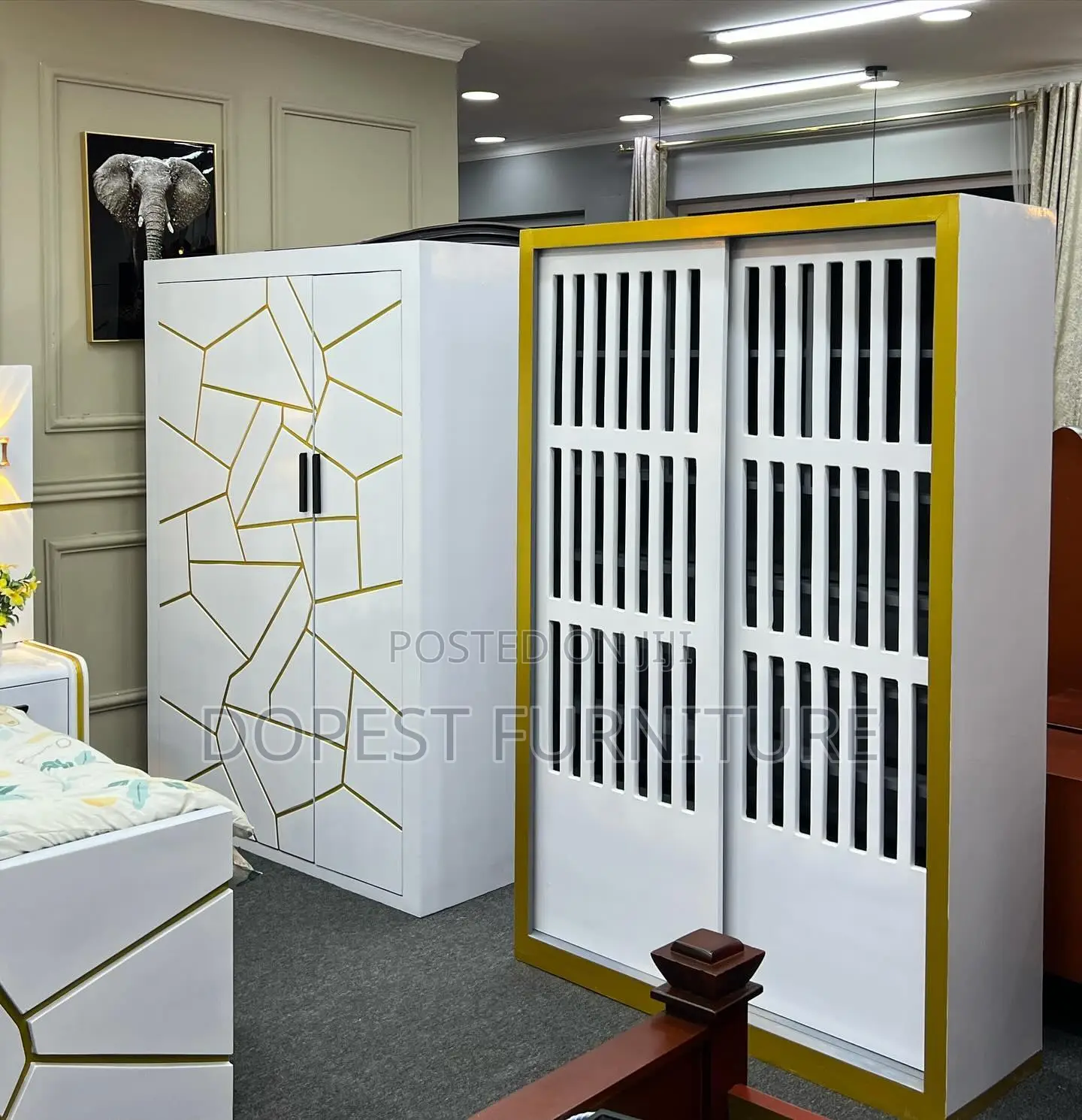 Golden Bedroom Set