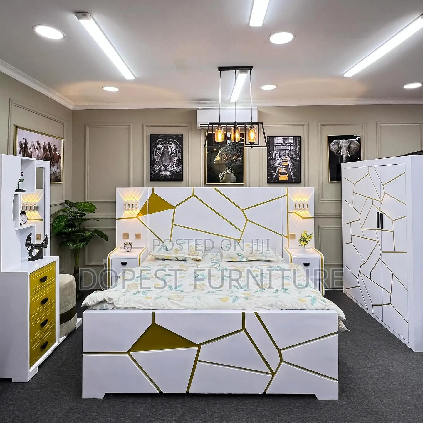 Golden Bedroom Set