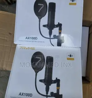 AX100D Cardioid Condenser XLR Microphone Kit