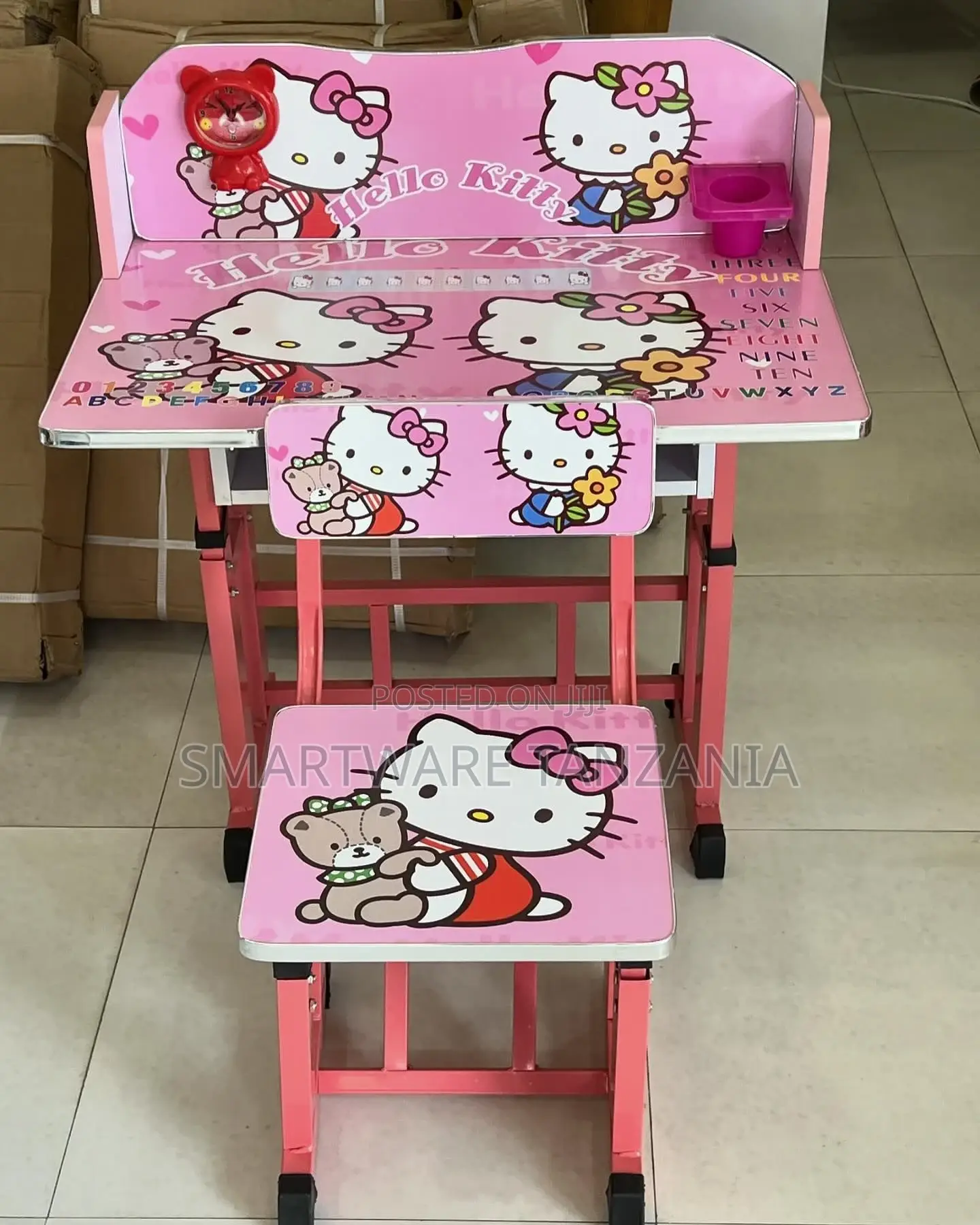 Adjustable Study Table With Chair Set For Kids Students