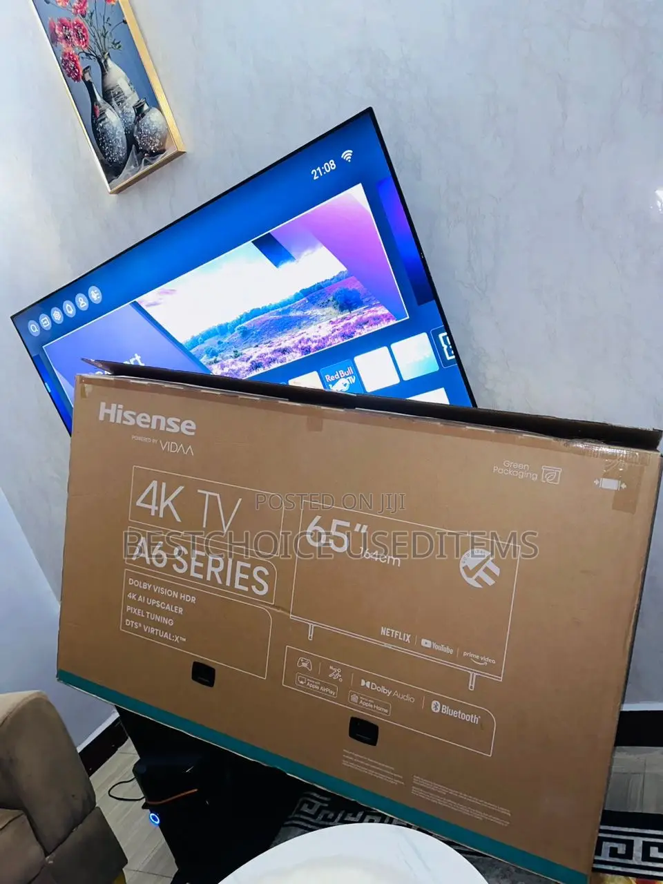 Hisense Smart Tv Inch 65” UHD Mpyaaa Mpya Sn