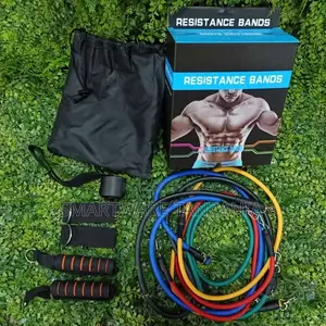 Full Body Resistance Band Exercises Set, Including 5 Bands