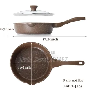 Flying Pan With Lid(Ceramic Non Stick).
