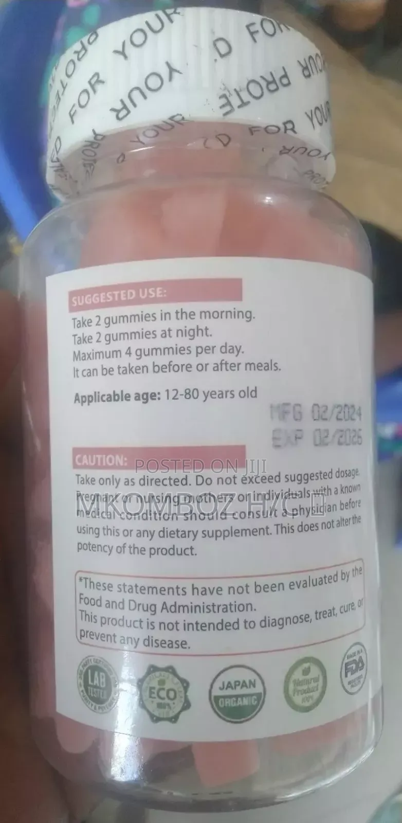 Glutathione Gumies, Shinning, Vitamin / Ant Aging,