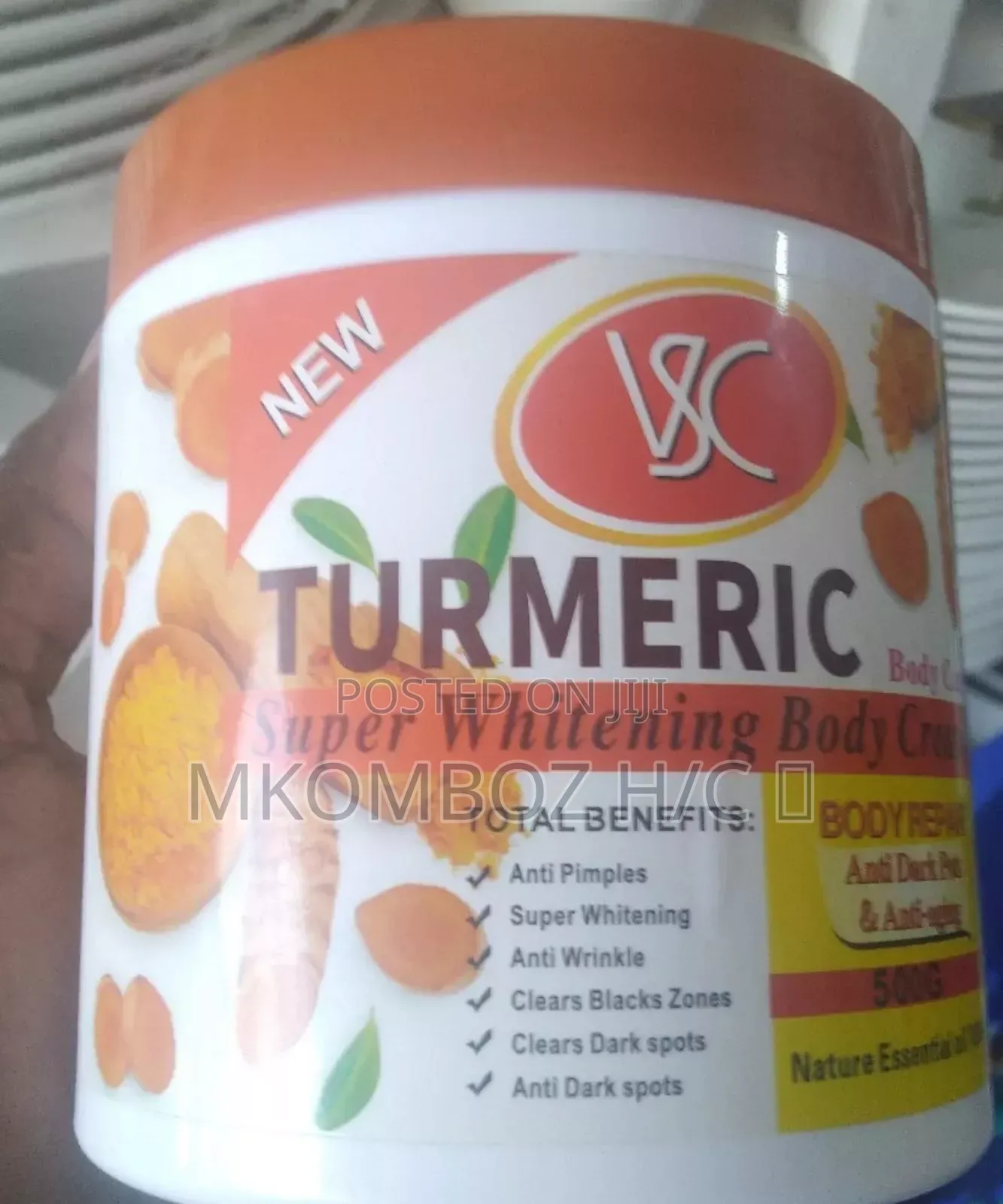 TURMERIC BODY CARE, Super Whitening the Body in 7days