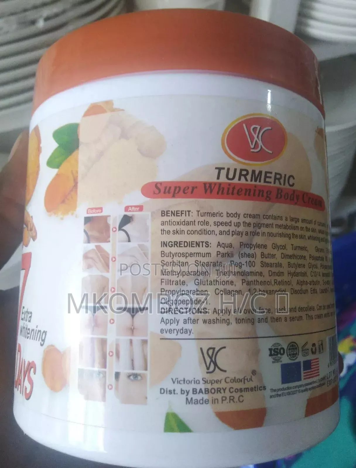 TURMERIC BODY CARE, Super Whitening the Body in 7days