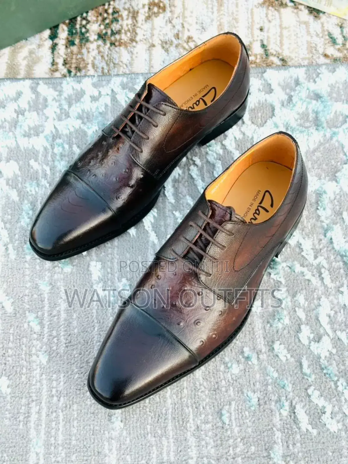 Viatu Vya Ngozi Vya Clarks