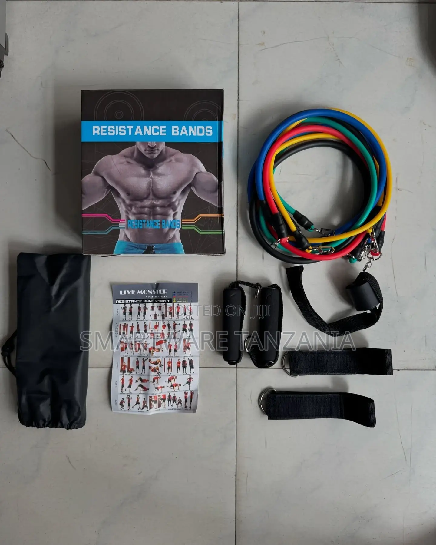 Pull Up Assist Band Exercise With Handles, Yoga Exercise Fit