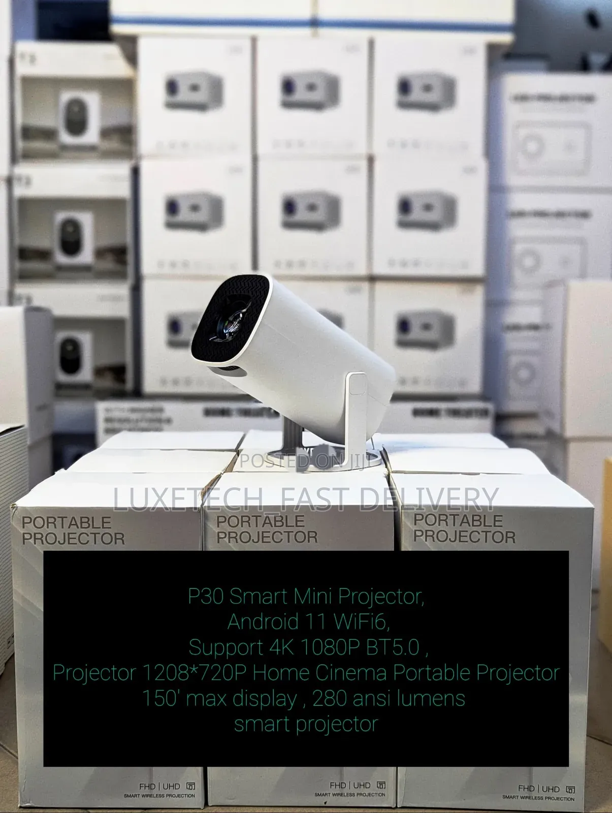 P30 Smart Mini Projector