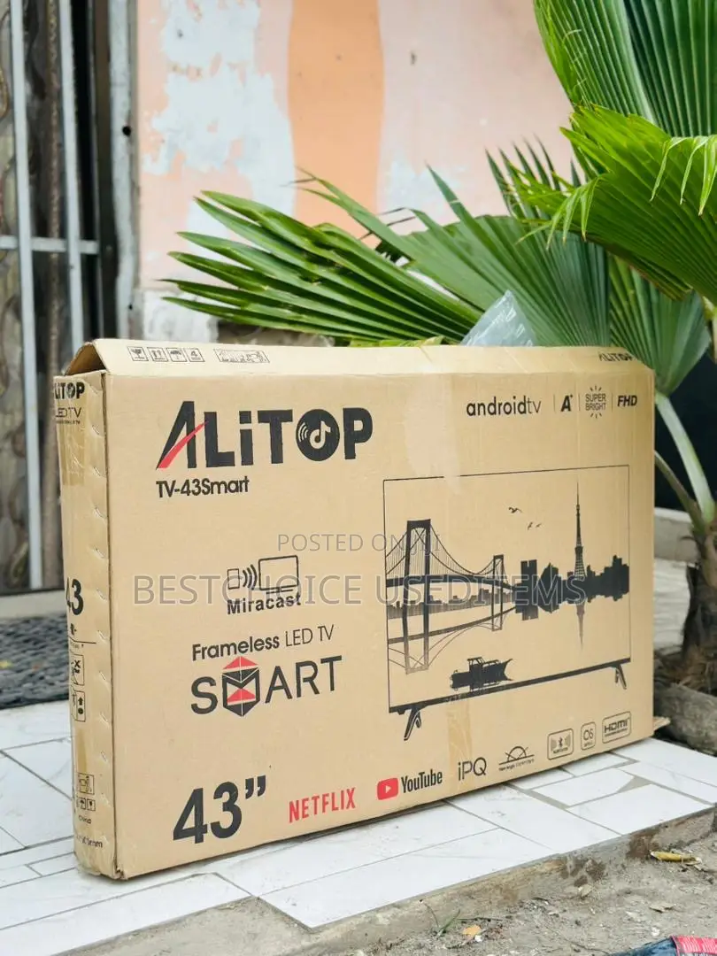 Alitop Smart Android Tv Inch 43” Mpya Sn Bei Ni 420 Tuuu
