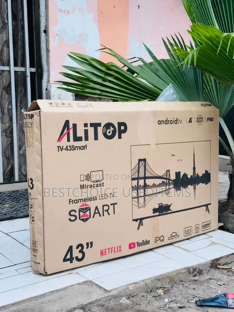 Alitop Smart Android Tv Inch 43” Mpya Sn Bei Ni 420 Tuuu