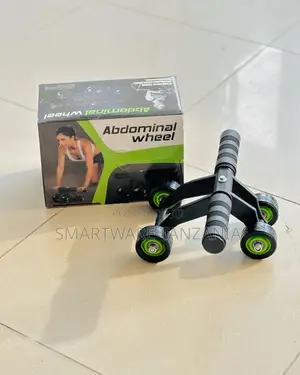 Workout Fitness Exercise Equipment, 4 Wheel Abs Roller