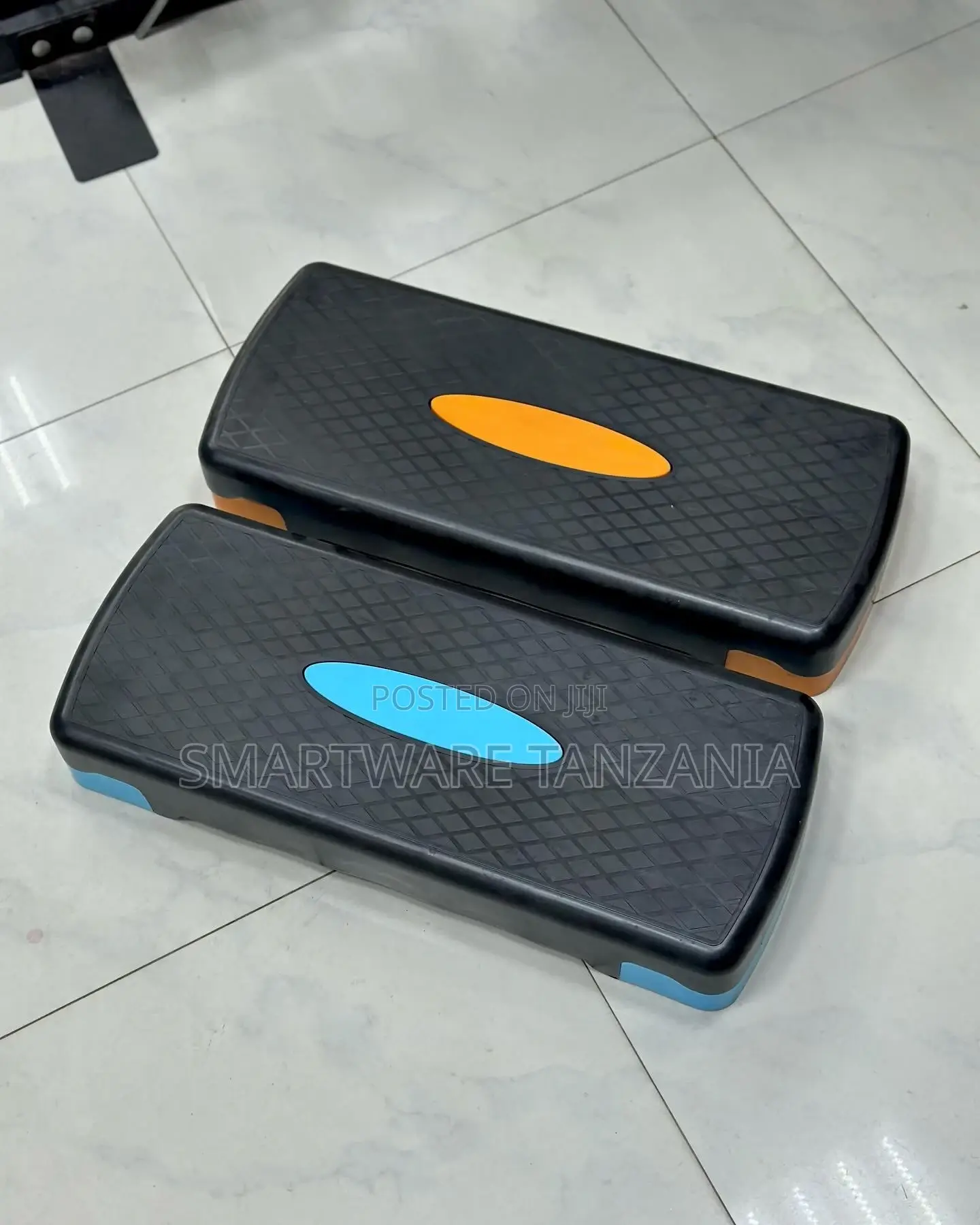Aerobic Stepper Adjustable Height 2 Level Risers Workout