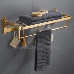 Wall-Mounted Aluminum Anti-Rust Bathroom Towel Rack