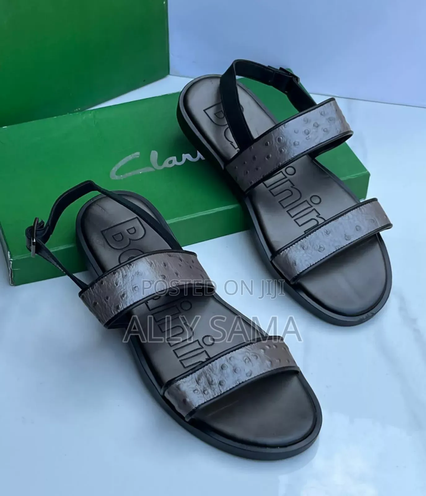 Mens Sandals More Brand Material Leather