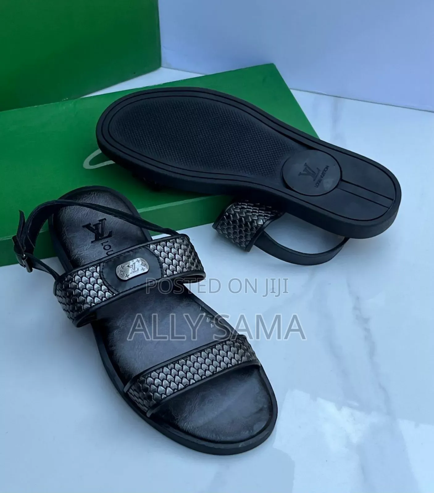 Mens Sandals More Brand Material Leather