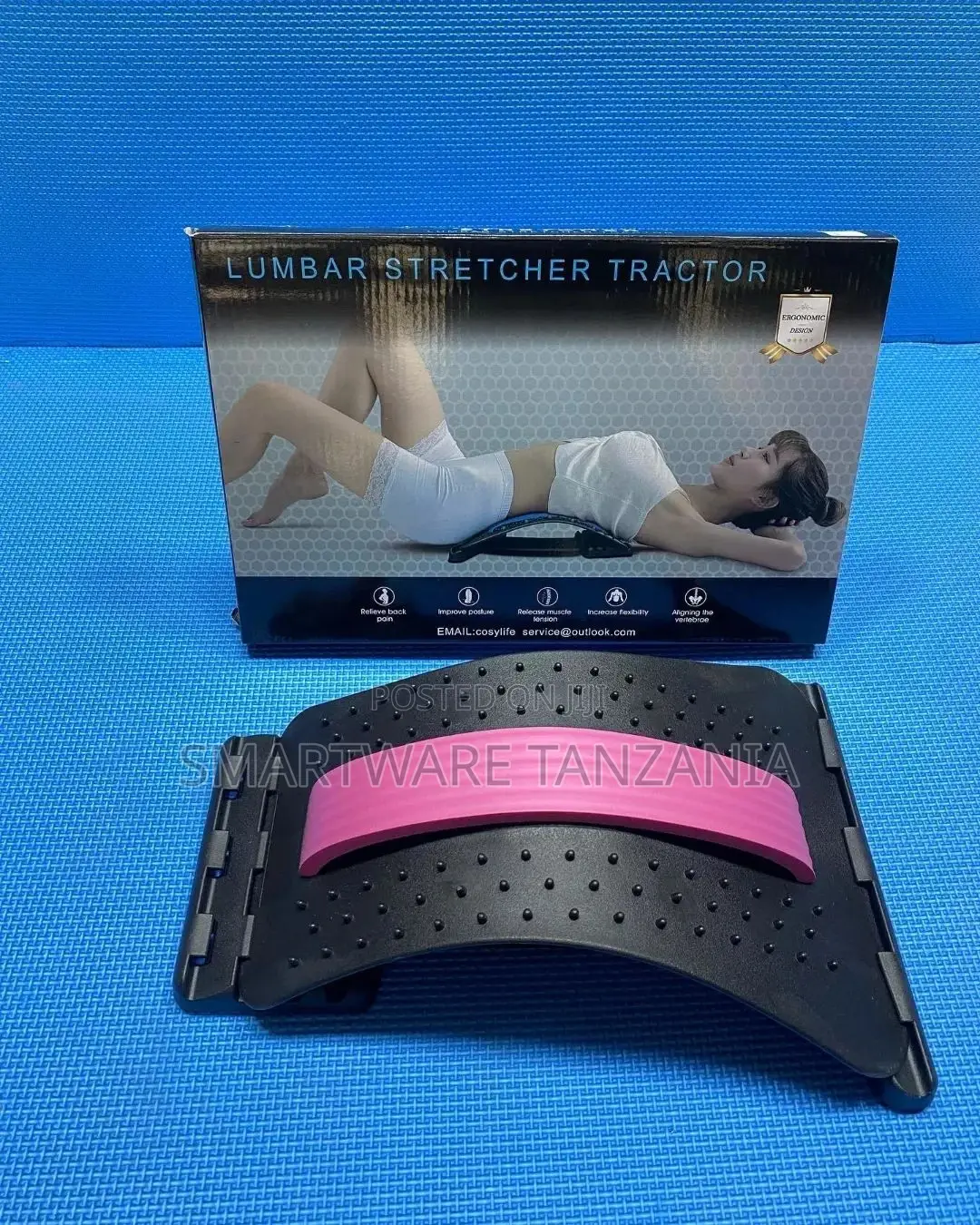 Back Stretcher For Lower Back Pain Relief, Lumbar Support